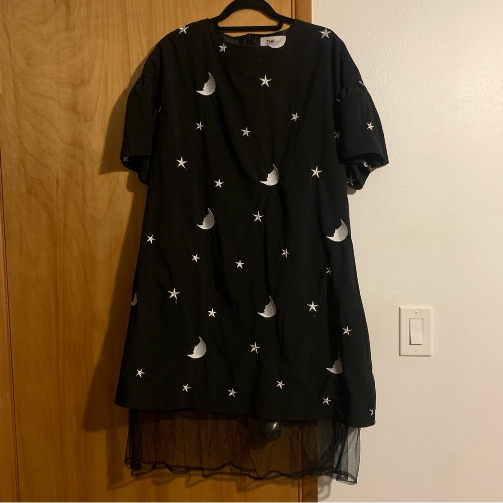 Rare The White Pepper star and moon dress